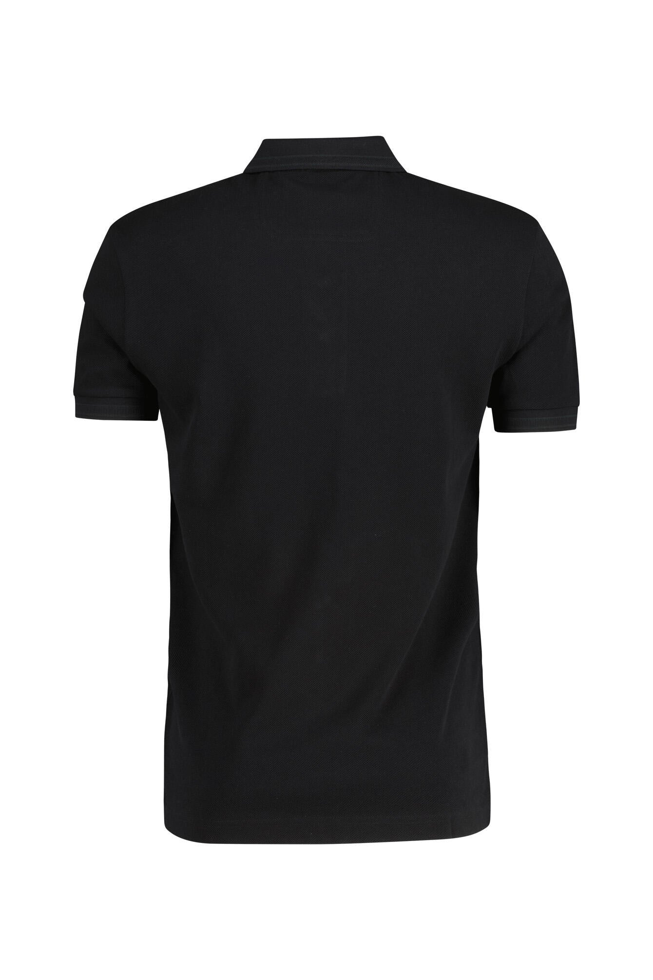Poloshirt aus Baumwolle - 009-Black - Schwarz