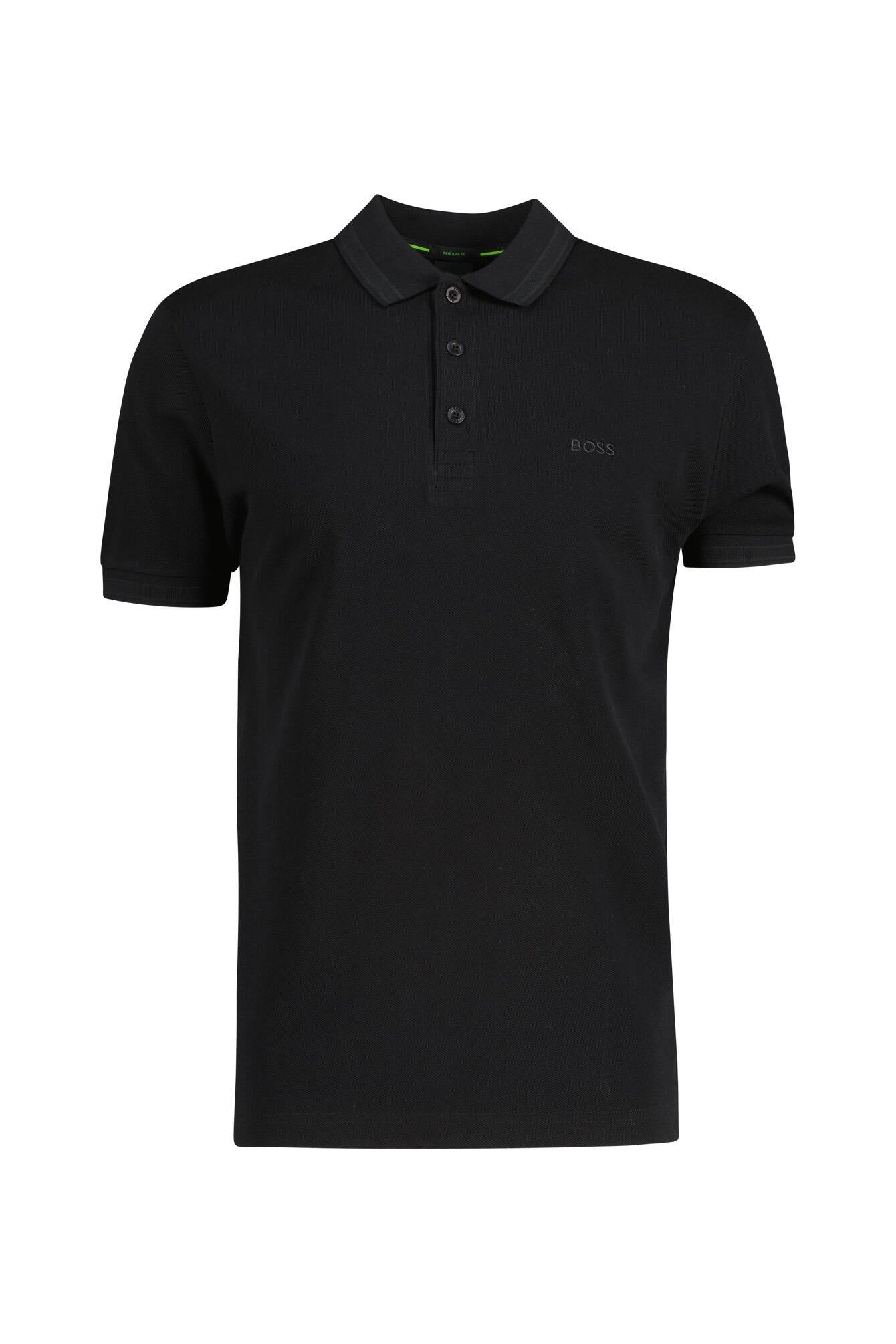 Poloshirt aus Baumwolle - 009-Black - Schwarz
