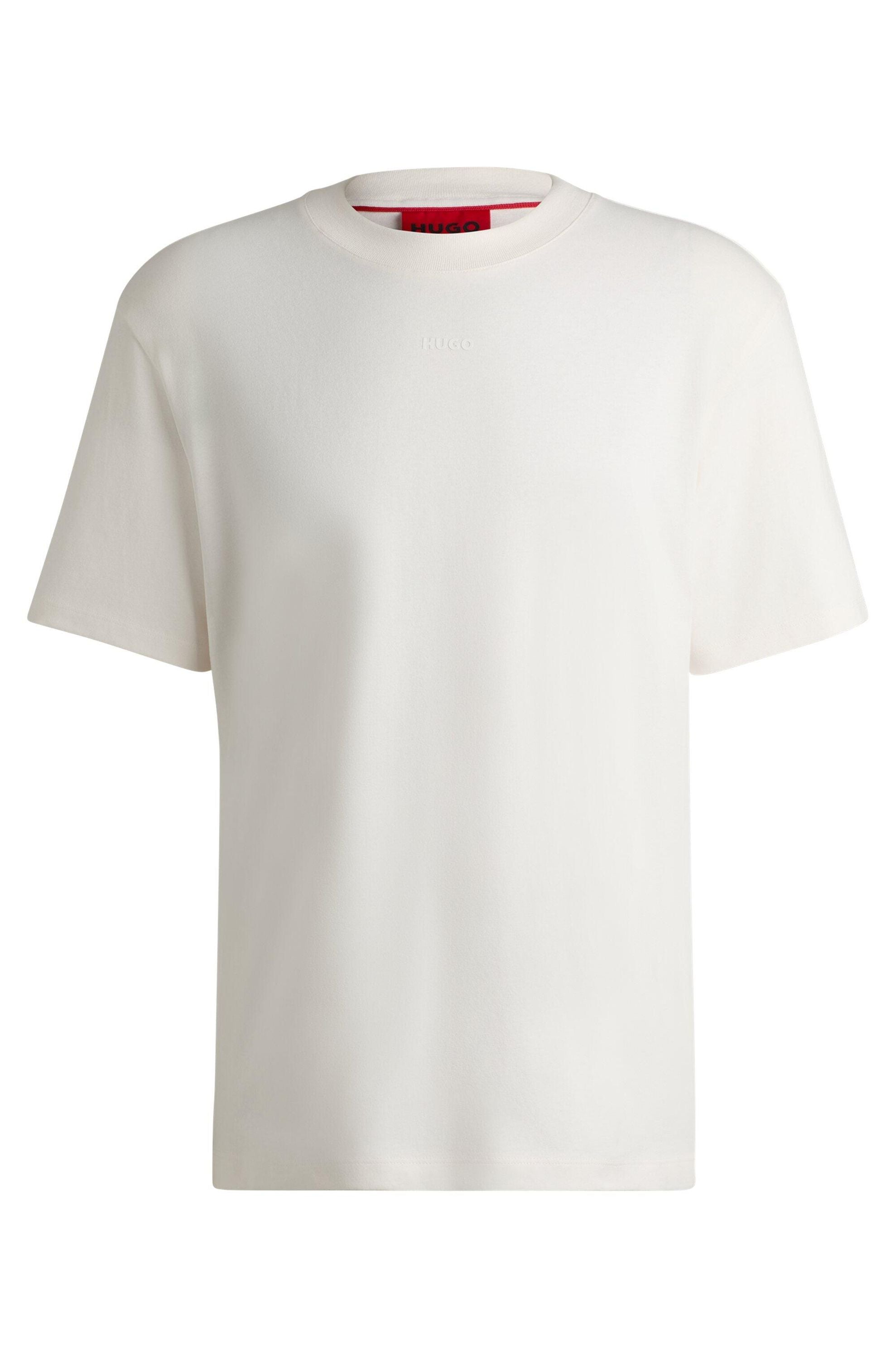 T-Shirt aus Baumwolle - 102-Natural - Creme