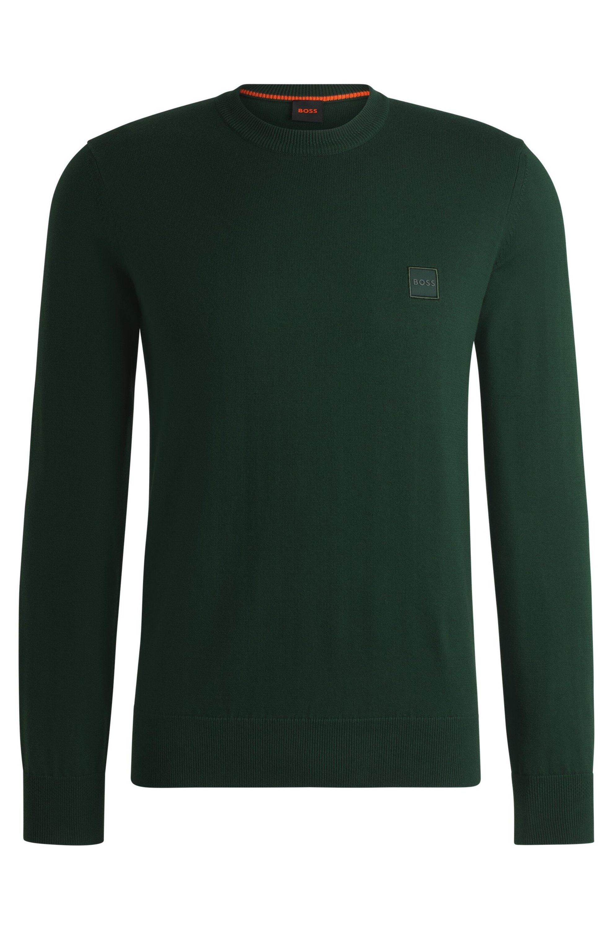 Sweatshirt aus Baumwolle - 350-Open Green - Grün