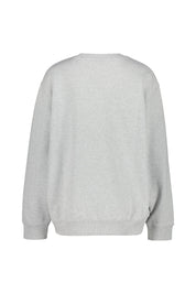 Sweatshirt mit Print - 064-Open Grey - Grau