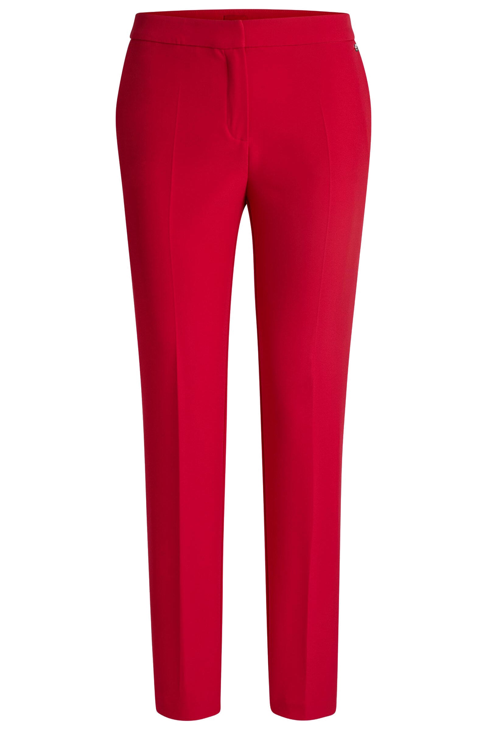 Businesshose Slim Fit - 610-Medium Red - Rot
