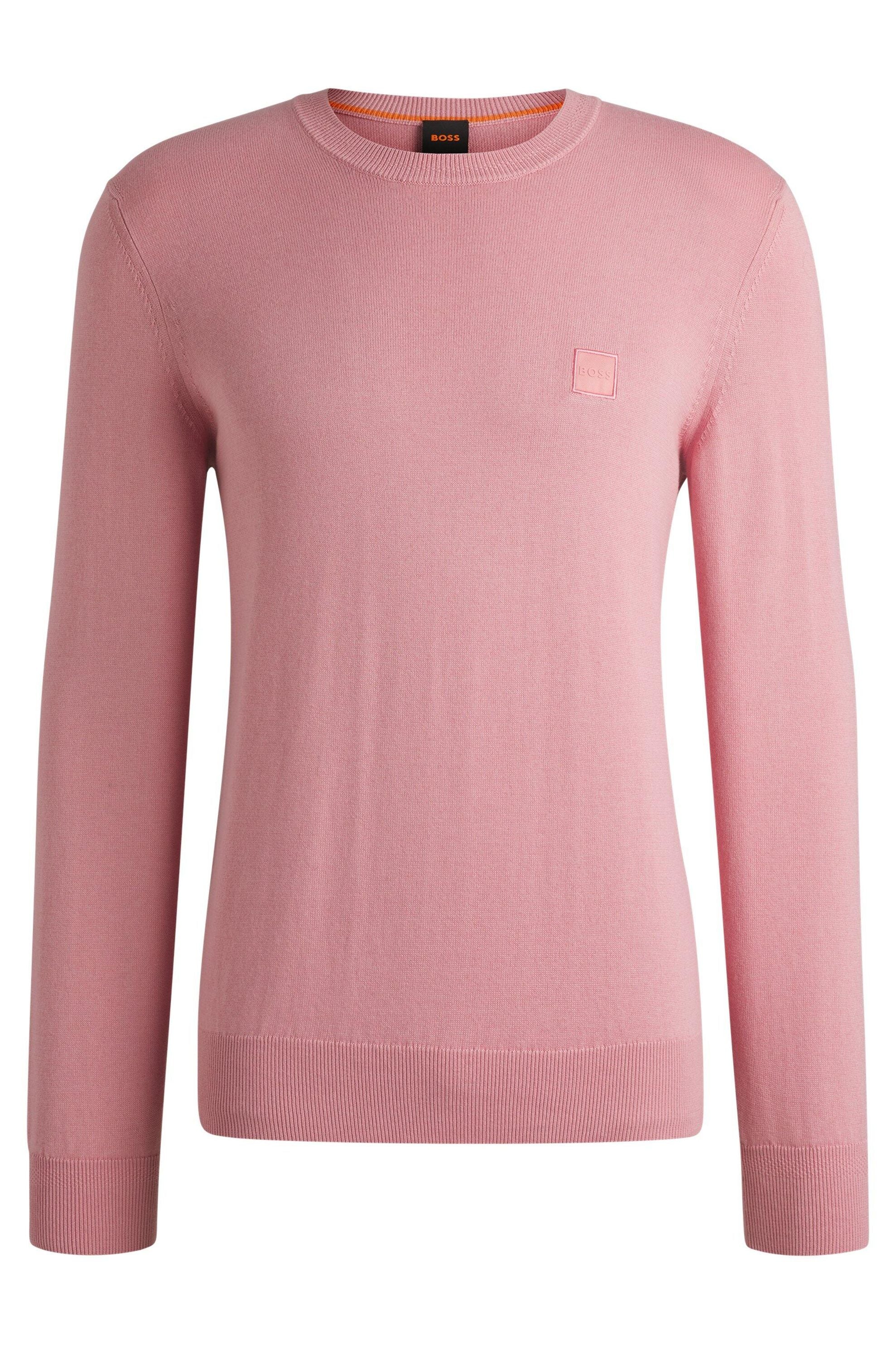Sweatshirt aus Baumwolle - 694-Open Pink - Rosa
