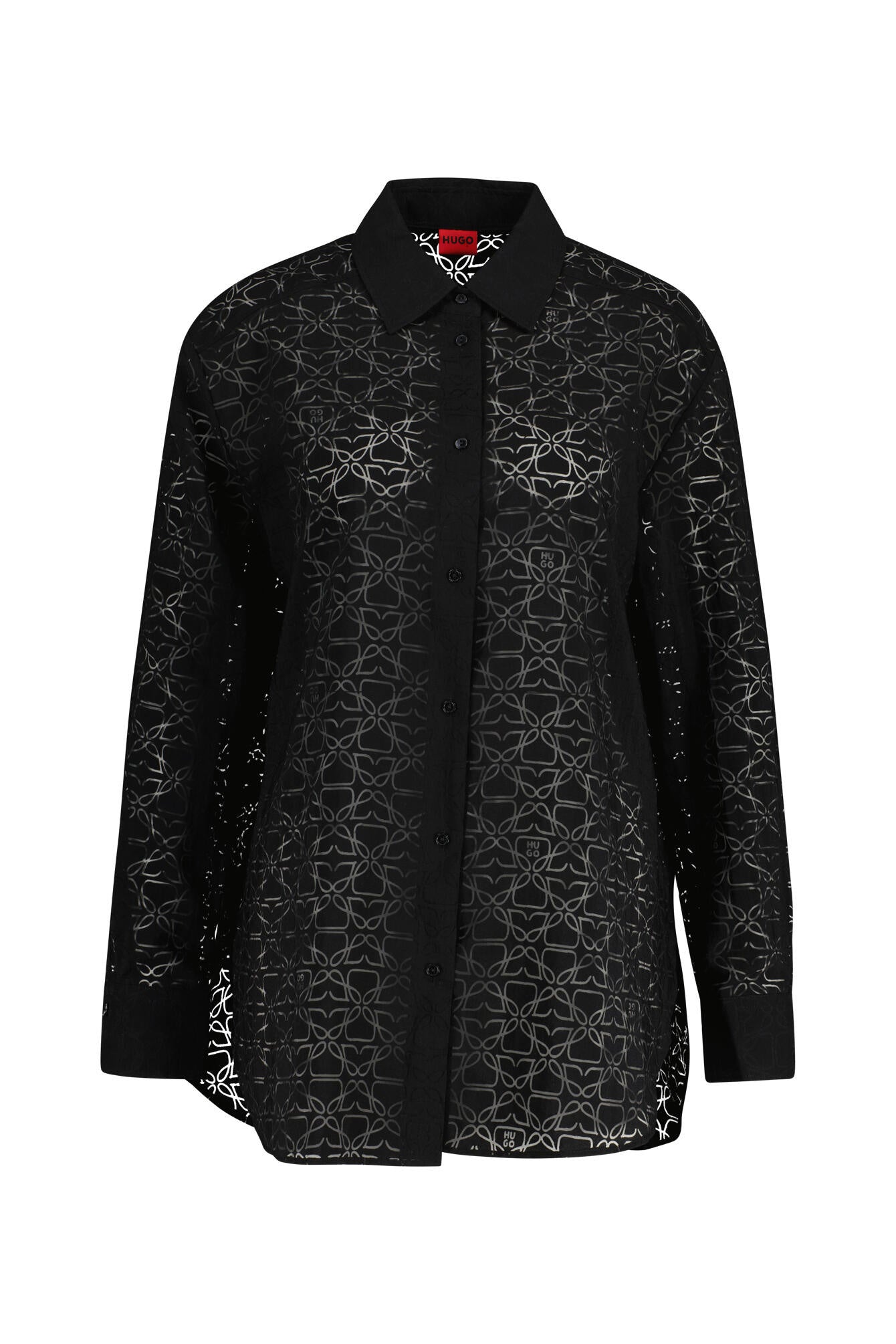 Freizeithemd Oversized Fit - 968-Open Miscellaneous - Schwarz