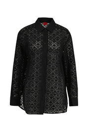 Freizeithemd Oversized Fit - 968-Open Miscellaneous - Schwarz