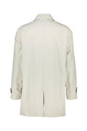 Übergangsmantel mit aufliegendem Kragen - 131-Open White - Creme