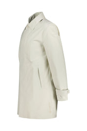 Übergangsmantel mit aufliegendem Kragen - 131-Open White - Creme