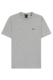 T-Shirt mit Logoprint - 042-Silver - Grau