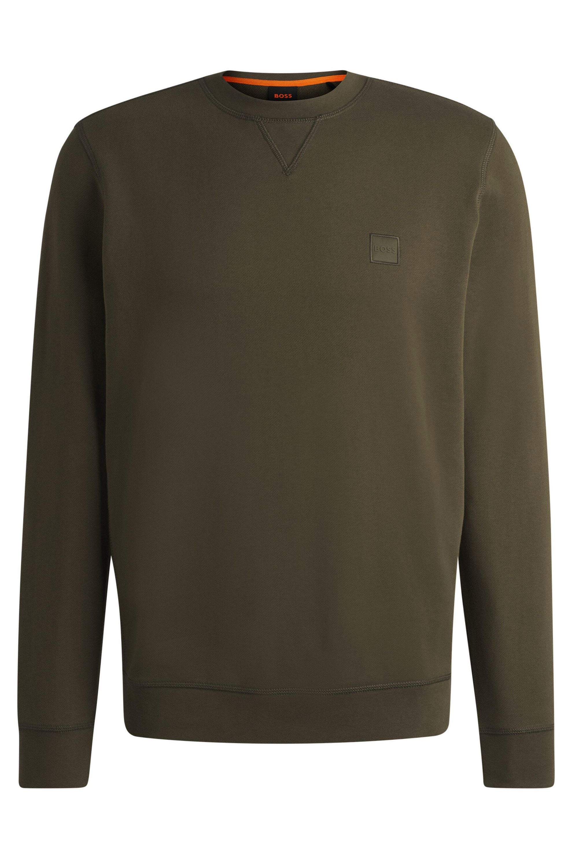 Sweatshirt aus Baumwolle - 342-Open Green - Khaki