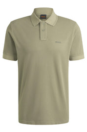 Poloshirt aus Baumwolle - 370-Open Green - Grün