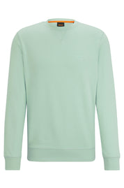 Sweatshirt aus Baumwolle - 351-Open Green - Grün