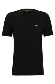 T-Shirt mit Logoprint - 009-Black - Schwarz