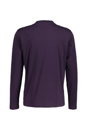 Langarmshirt aus Baumwolle - 517-Medium Purple - Violett