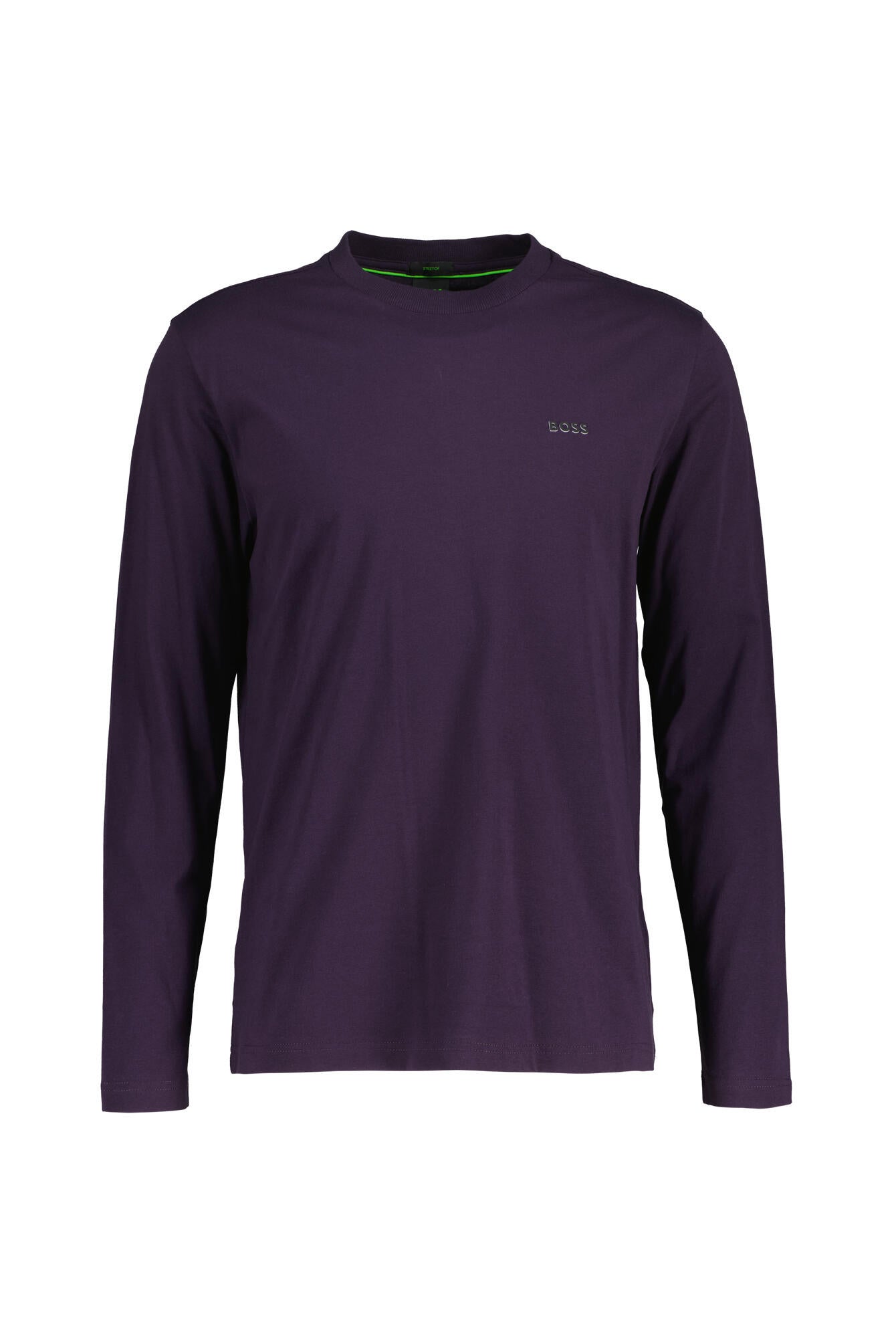 Langarmshirt aus Baumwolle - 517-Medium Purple - Violett