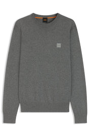 Sweatshirt aus Baumwolle - 041-Silver - Grau