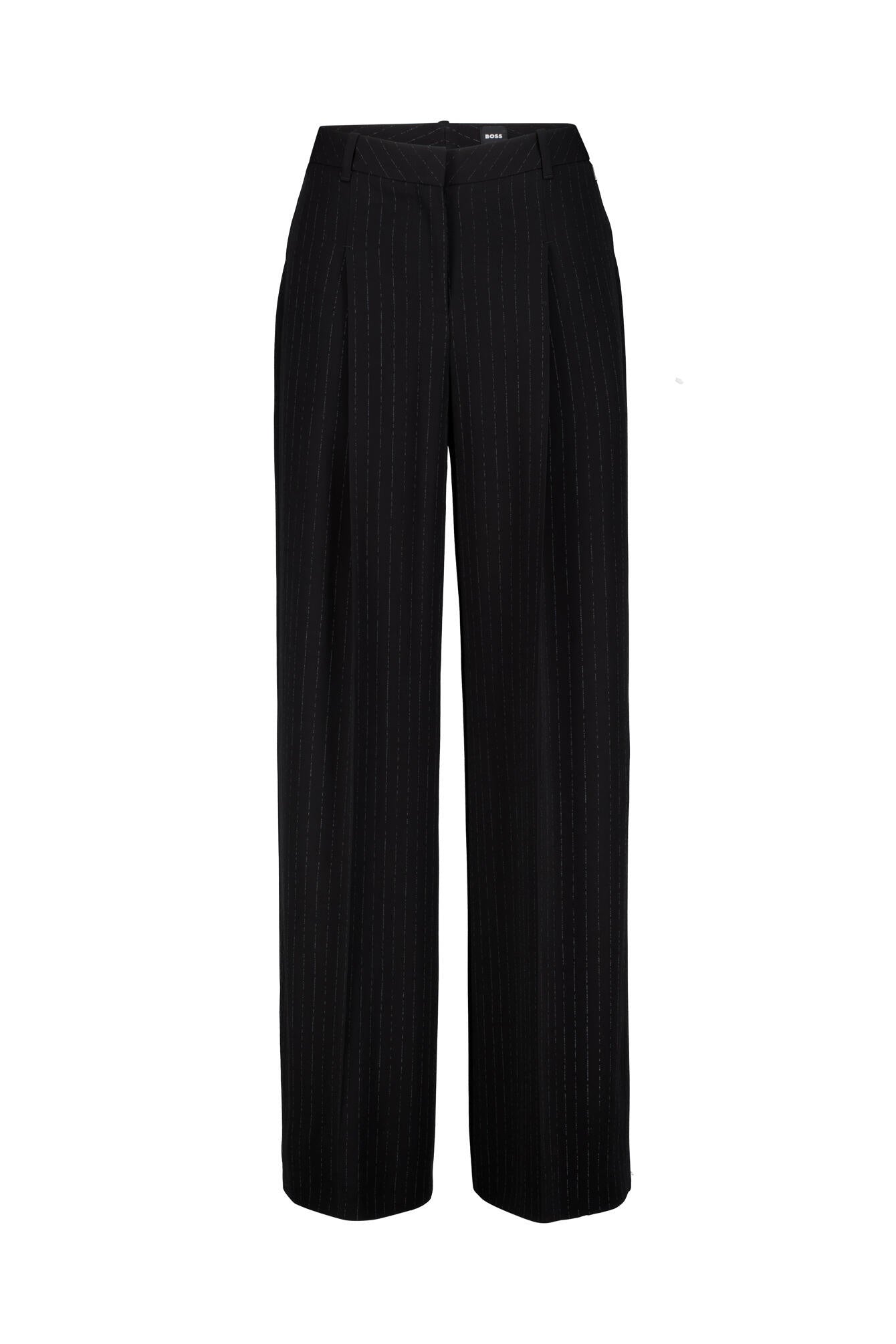 Businesshose Wide Leg - 960-Open Miscellaneous - Schwarz