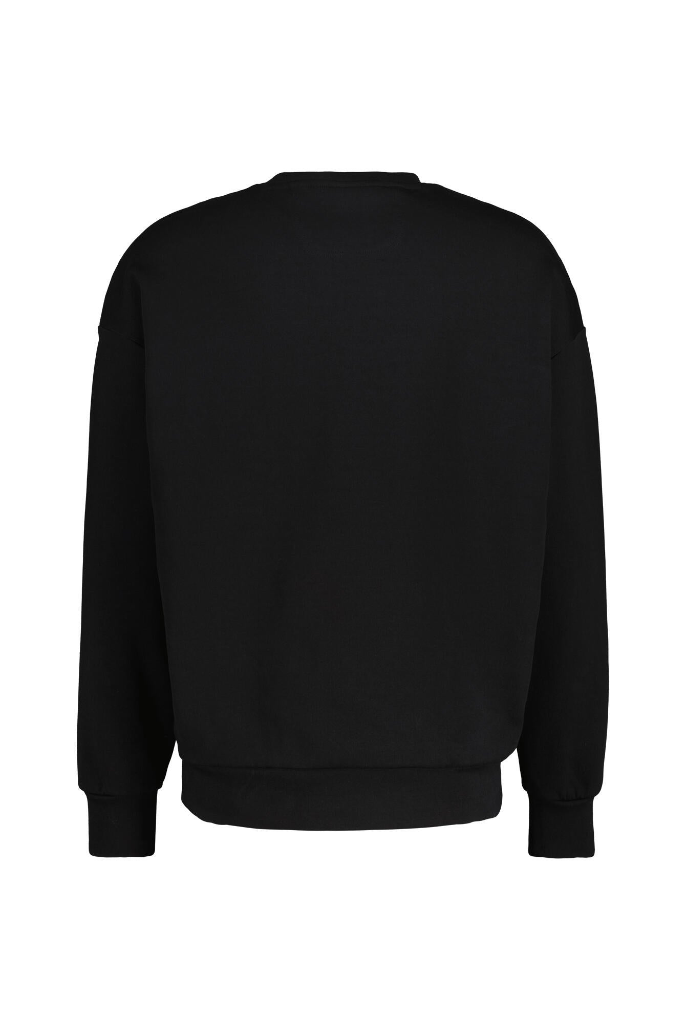 Sweatshirt aus Baumwollmix - 002-Black - Schwarz