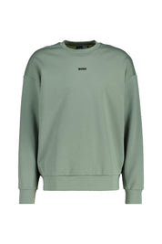 Sweatshirt aus Baumwollmix - 358-Open Green - Grün