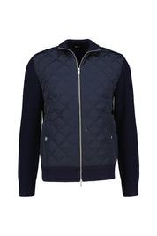 Hybridjacke UBON aus Schurwolle - 404-Dark Blue - Blau