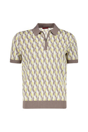 Strickshirt aus Viskose - 985-Open Miscellaneous - Braun | Gelb