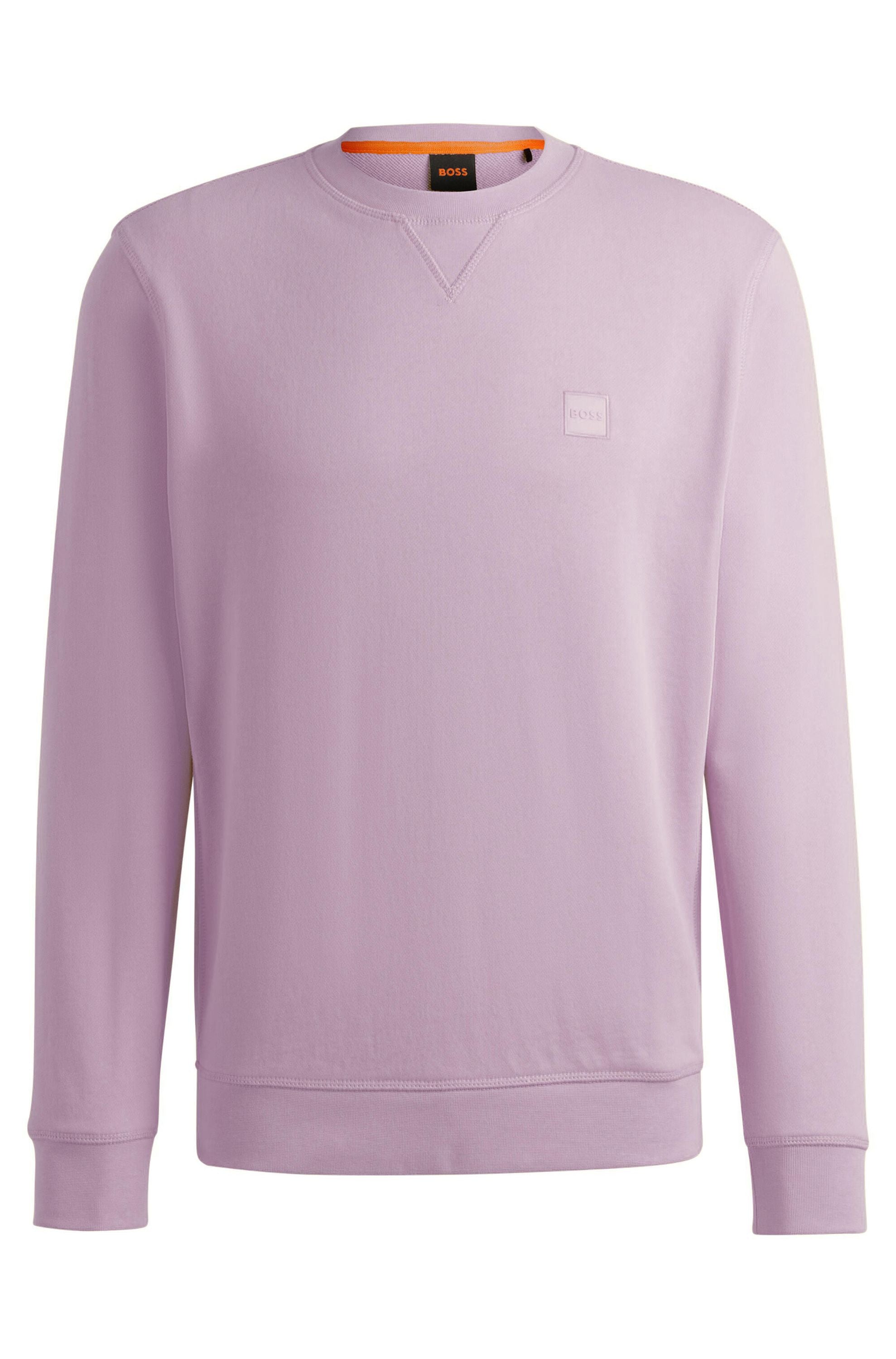 Sweatshirt aus Baumwolle - 539-Light/Pastel Purple - Violett
