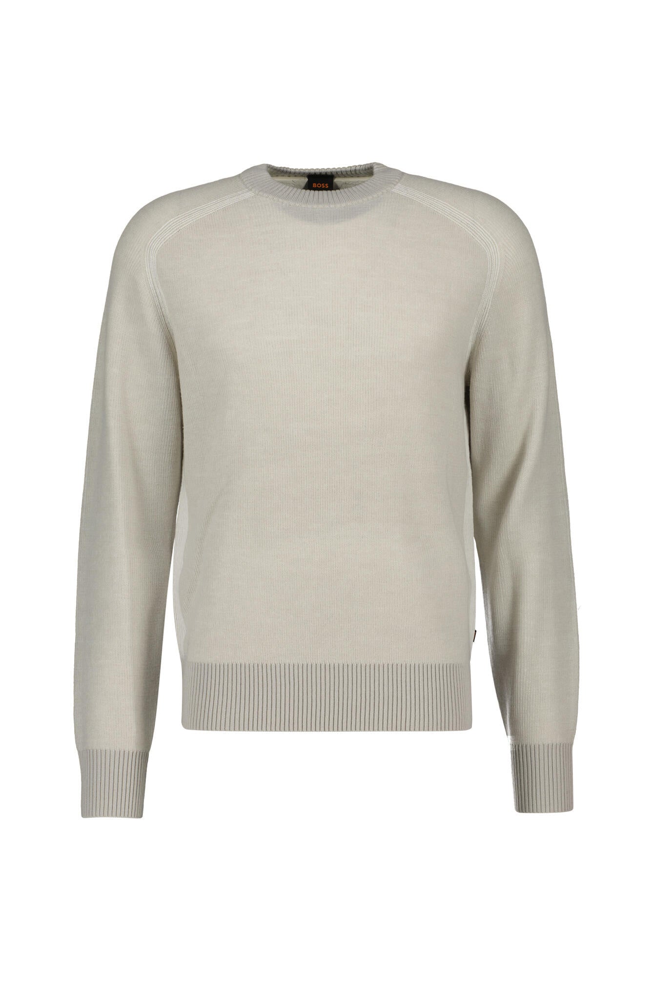 Strickpullover AKAJER aus Schurwollmix - 070-Open Grey - Grau