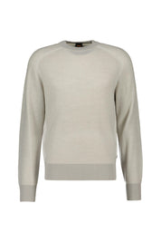 Strickpullover AKAJER aus Schurwollmix - 070-Open Grey - Grau