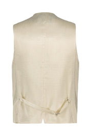 Anzugweste HUGE Slim Fit - 131-Open White - Beige