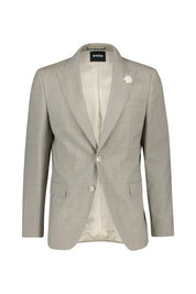 Sakko HUTSON-PEAK Slim Fit - 131-Open White - Beige