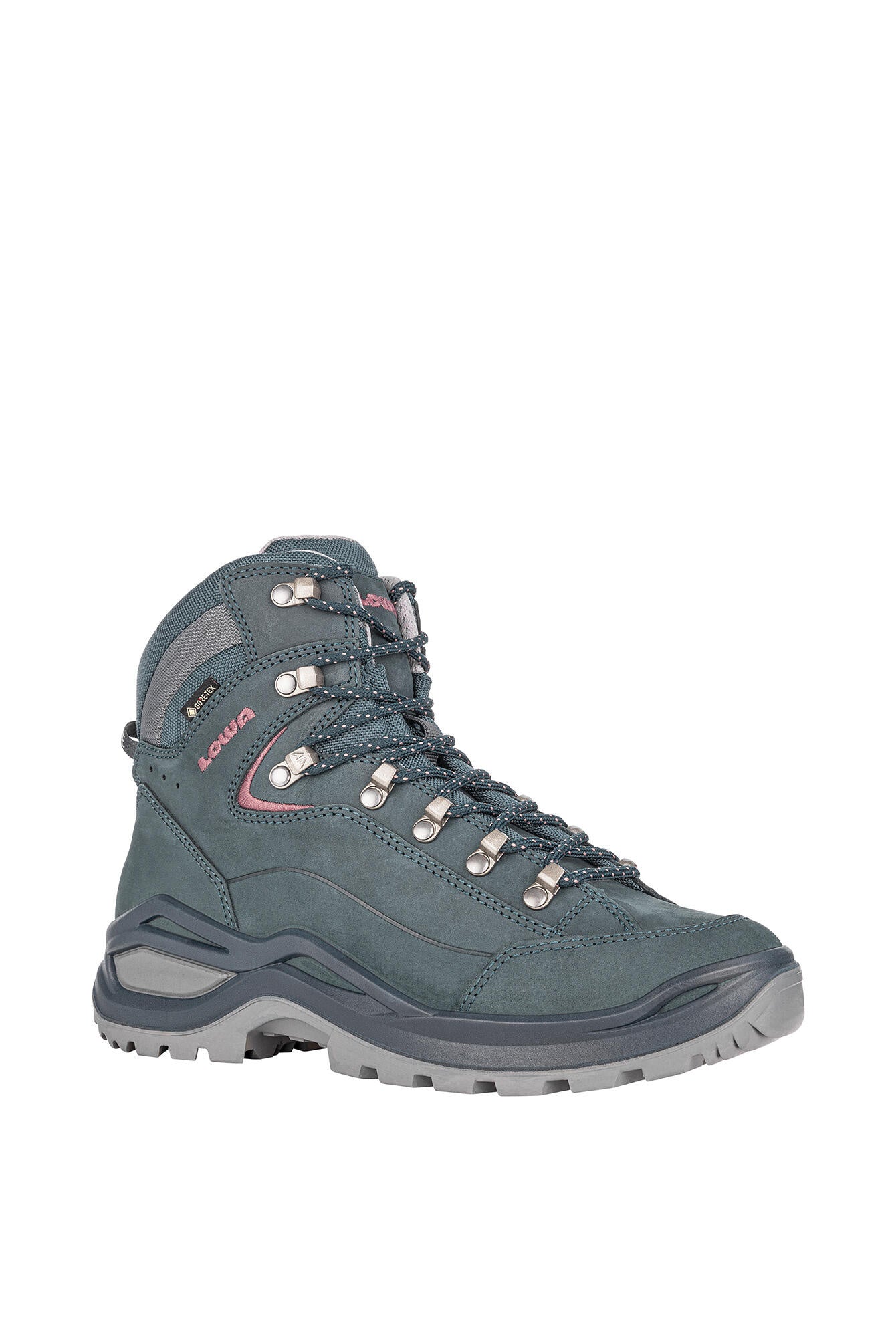 Wanderschuhe RENEGADE EVO GTX MID - 9327-STAHLBLAU/ALT ROSA - Blau