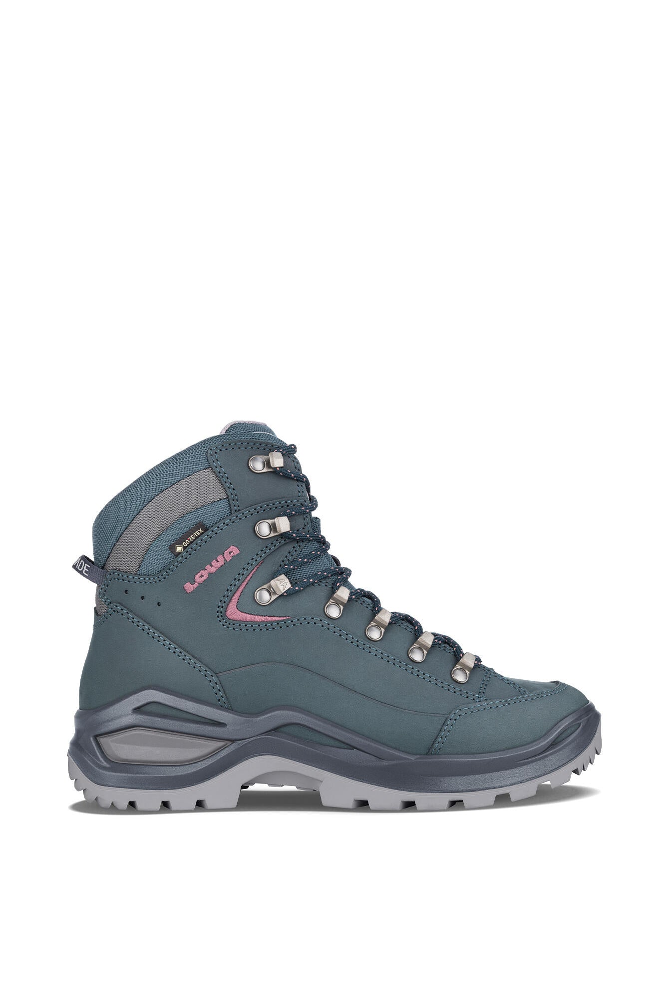 Wanderschuhe RENEGADE EVO GTX MID - 9327-STAHLBLAU/ALT ROSA - Blau