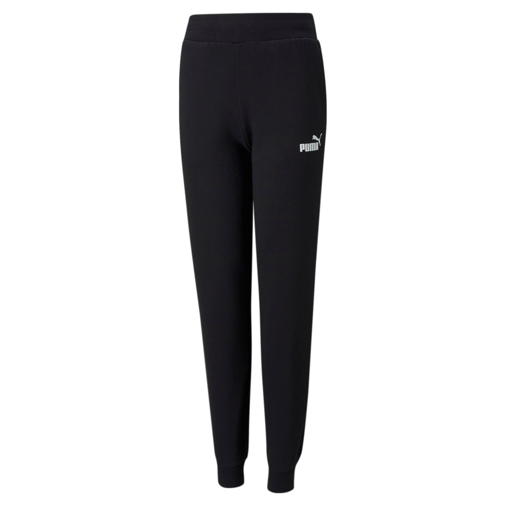 Jogginghose aus Baumwolle - 001-PUMA BLACK - Schwarz