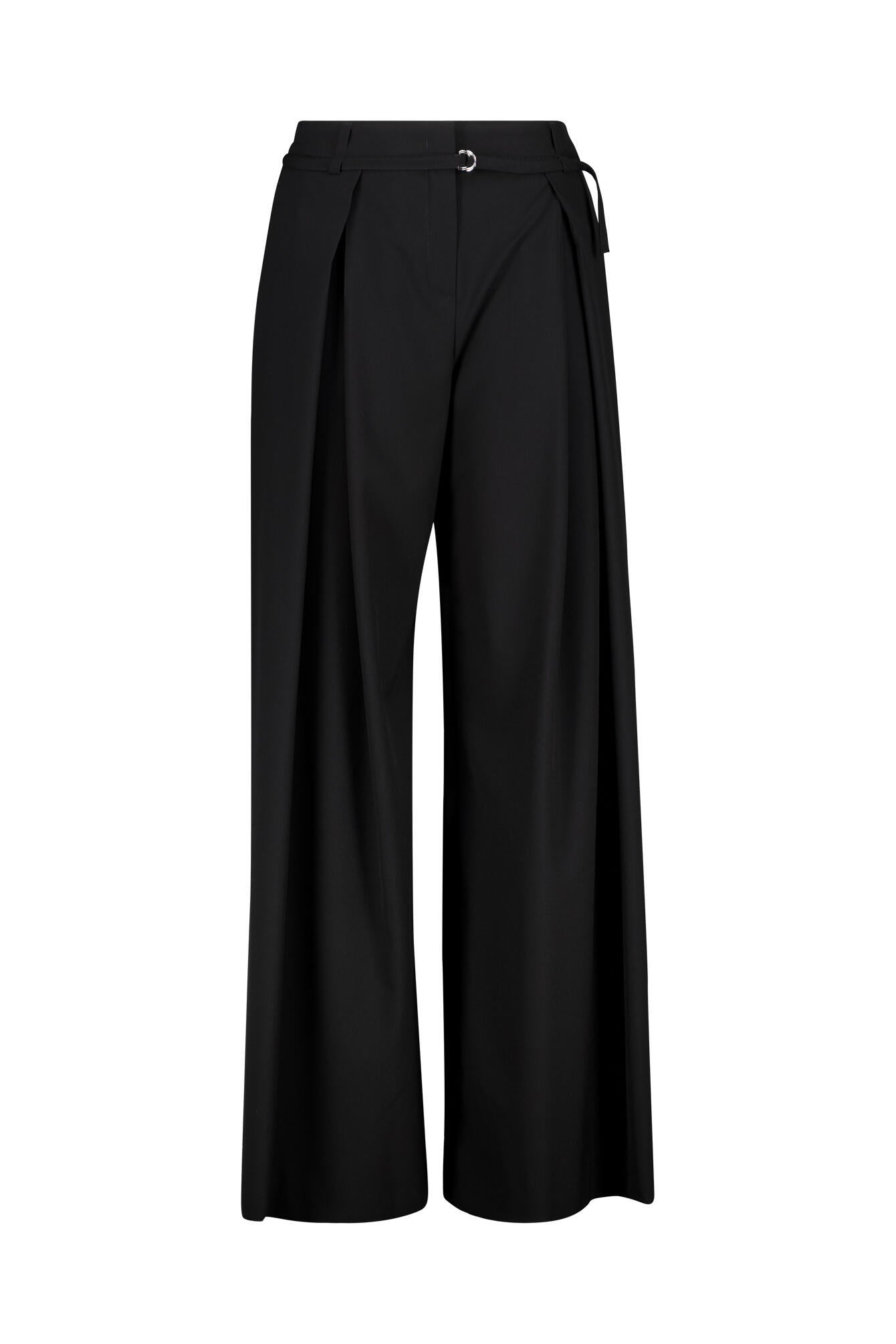 Bundfaltenhose STACEY Wide Leg - 990-Schwarz - Schwarz