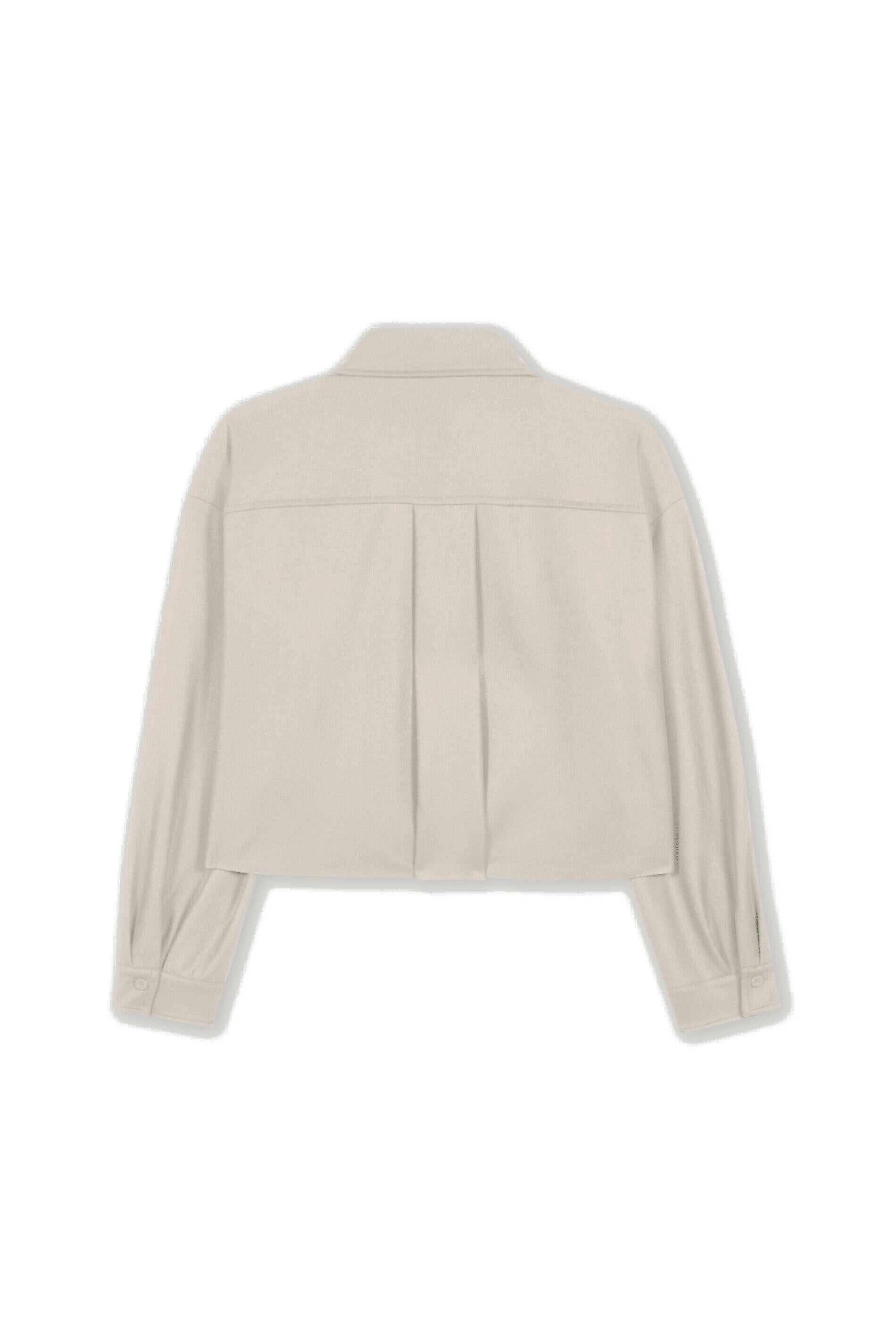 Flanellhemd aus Wollmix - 722 - Beige