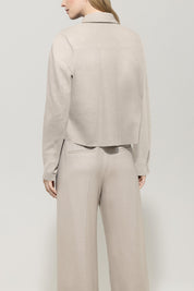 Flanellhemd aus Wollmix - 722 - Beige