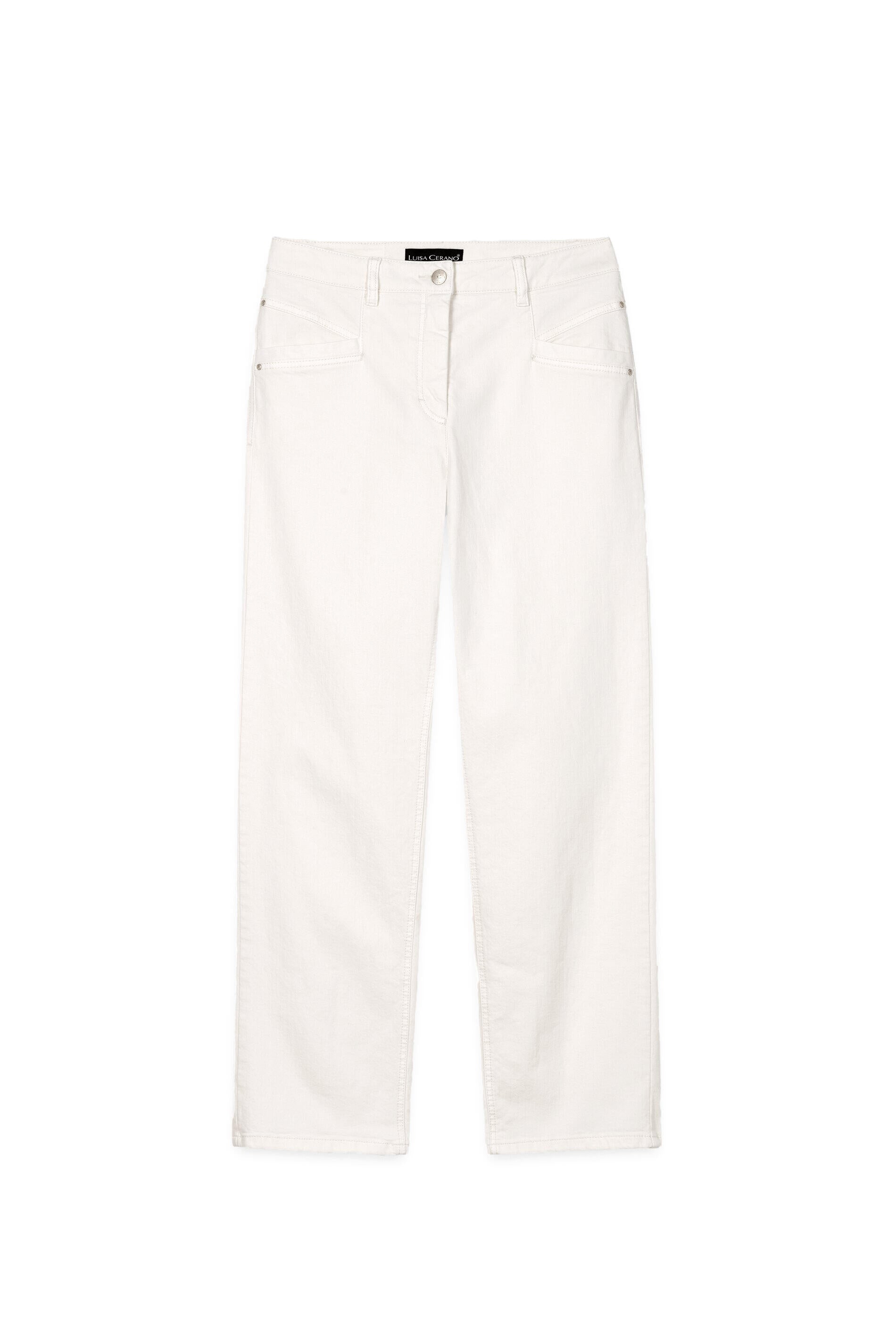 Jeans Straight Leg - 105 - Creme