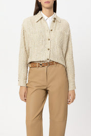 Ledergürtel mit Lochnieten - 745 - Braun