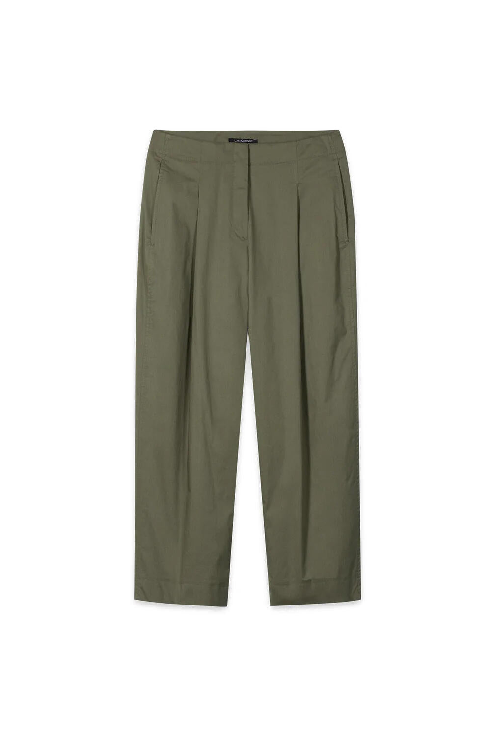 Bundfaltenhose Tapered Fit - 367 - Khaki