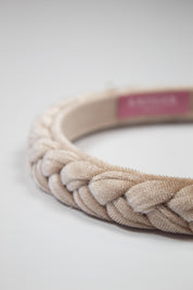 Haarreif in Samt-Optik - 23-beige - Beige