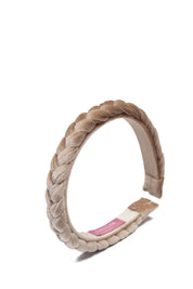 Haarreif in Samt-Optik - 23-beige - Beige