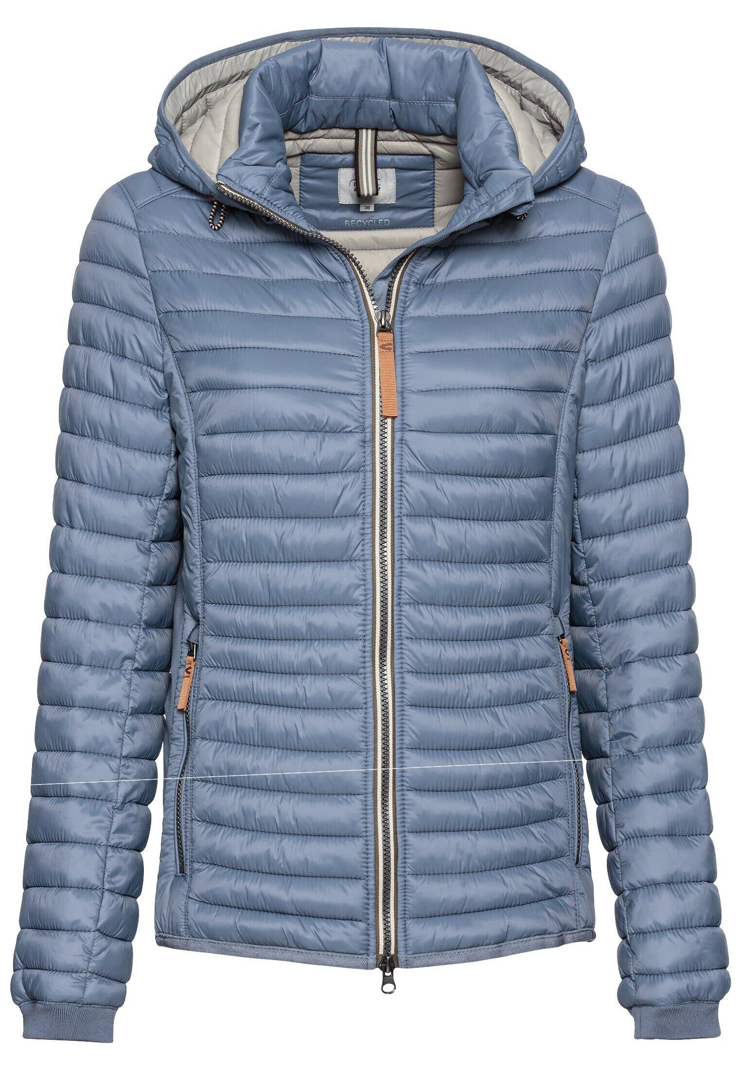 Leichte Steppjacke aus recyceltem Polyamid - 26-Smoke Blue - Blau