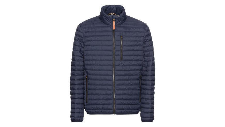 Steppjacke mit Stehkragen - 47-Night Blue - Blau