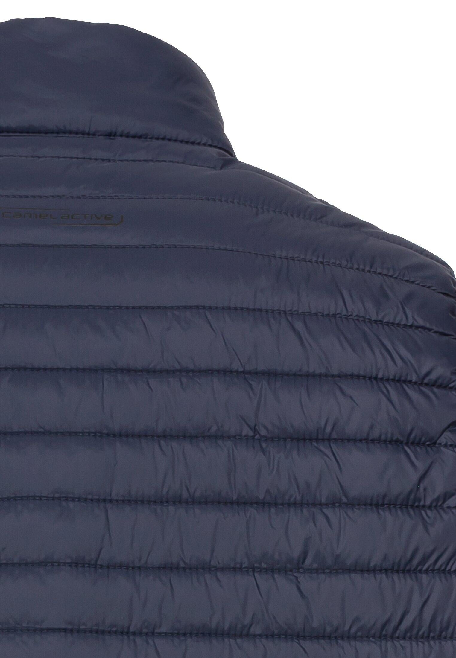 Steppweste mit Stehkragen - 47-Night Blue - Blau