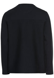 Langarmshirt mit Brusttasche - 48-Dark Navy - Blau