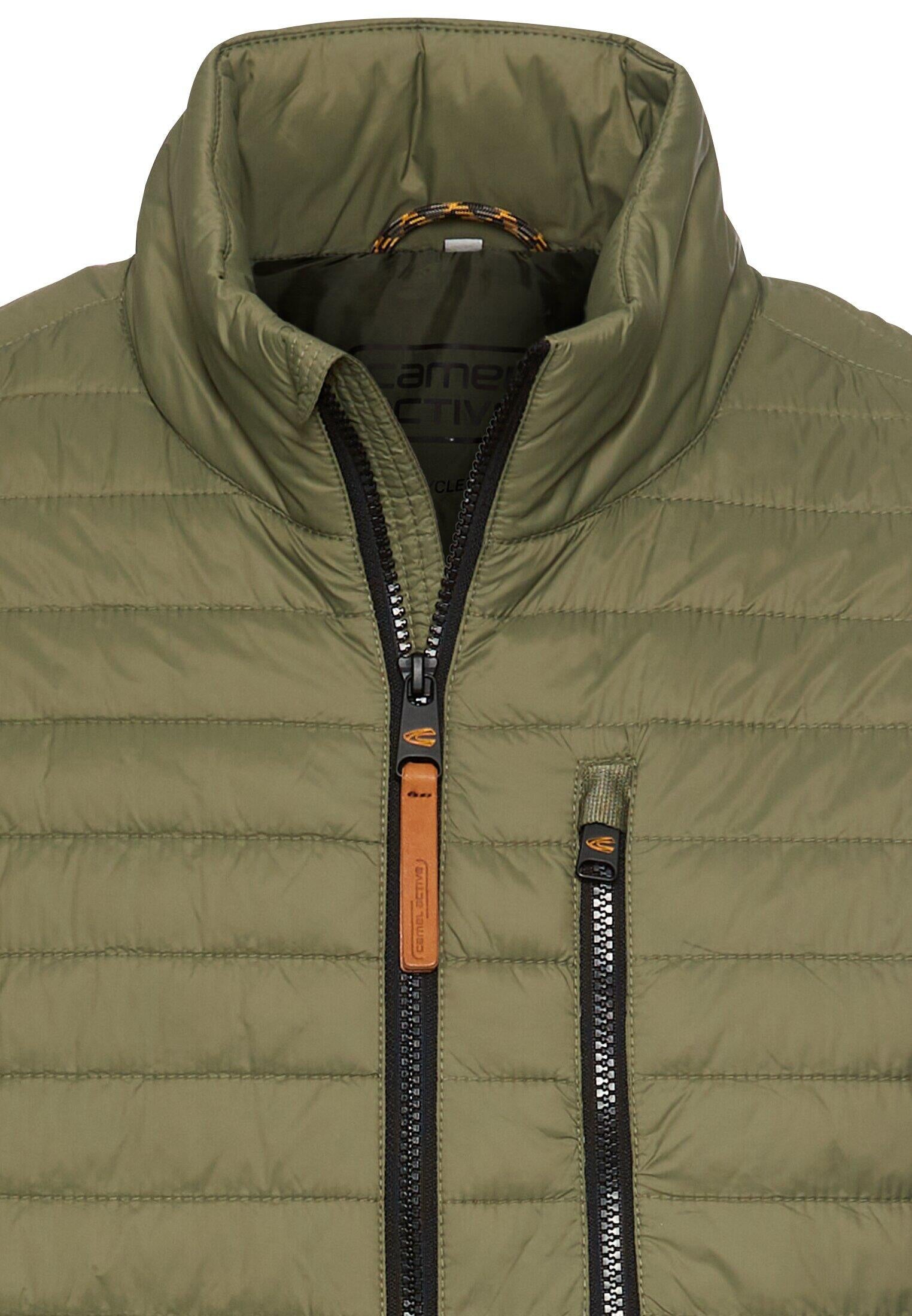 Steppjacke mit Stehkragen - 34-Dusty Khaki - Grün