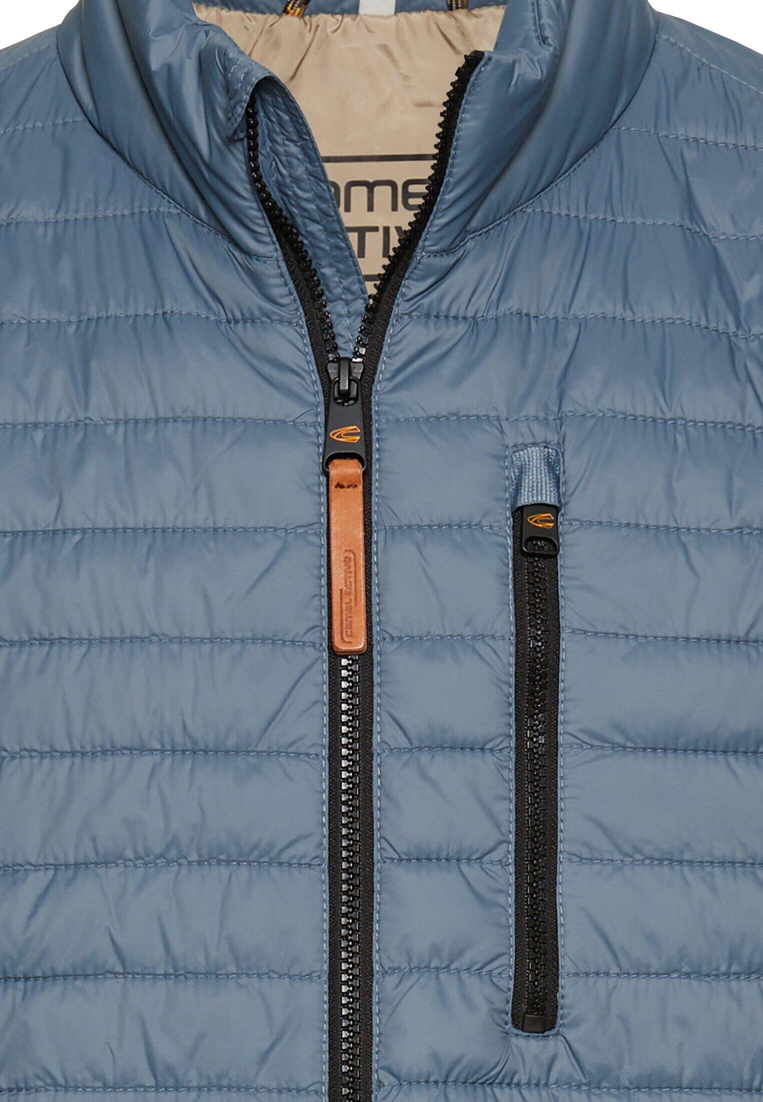 Steppblouson mit Stehkragen - 40-Elemental Blue - Blau