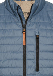 Steppblouson mit Stehkragen - 40-Elemental Blue - Blau