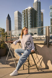 The O Shape Boyfriend Jeans - 29-DUSTY BLUE - Blau