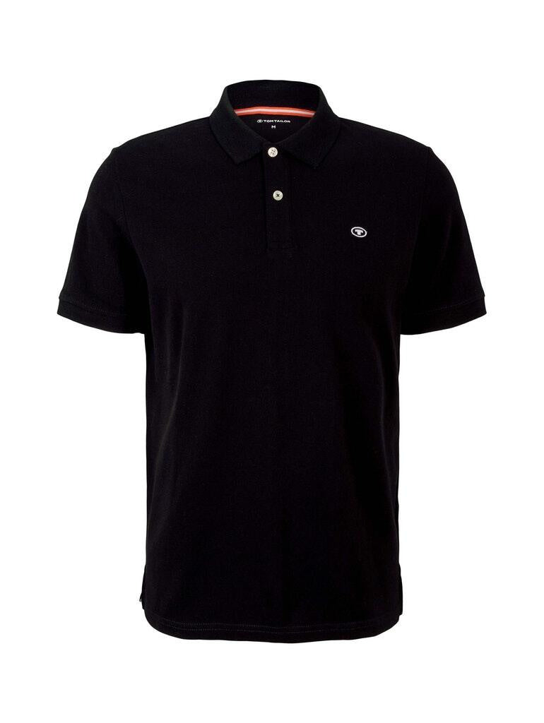Poloshirt aus Baumwollpiqué - 29999-Black - Schwarz