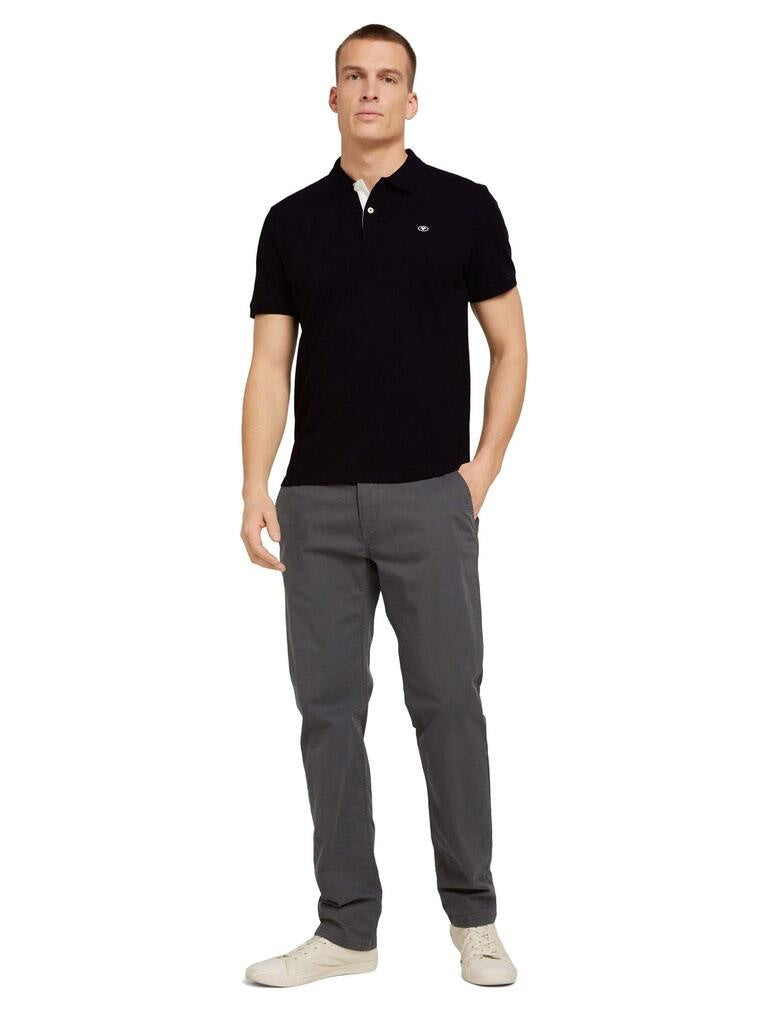 Poloshirt aus Baumwollpiqué - 29999-Black - Schwarz